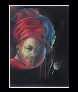 turbante rosso